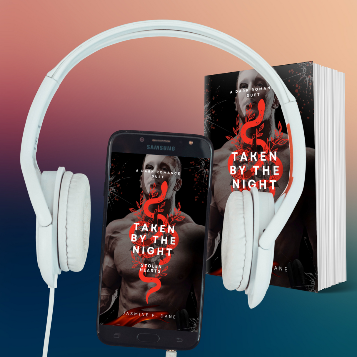 Taken by the Night - dark romance duet (audiobook) - Dark Romance Crates