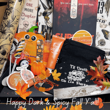 🍁Dark Romance Book Box: Dark & Spicy Reads, Fall Themed Merch - Dark Romance Crates