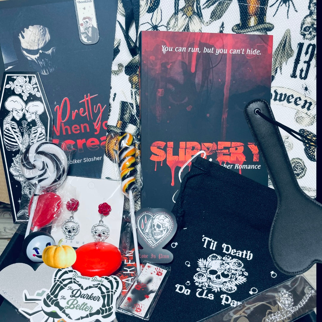 Dark Romance Book Box: Horror Theme, Dark & Spicy Books, Merch - Dark Romance Crates