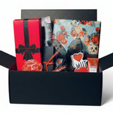 Valentine's Luxury Dark Romance Book Spa Basket. See details. Gift Wrapping included. Double-boxed for easy gifting. Dark Romance Crates