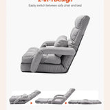 Floor Chair Folding Lounger For Gaming And Reading With 5