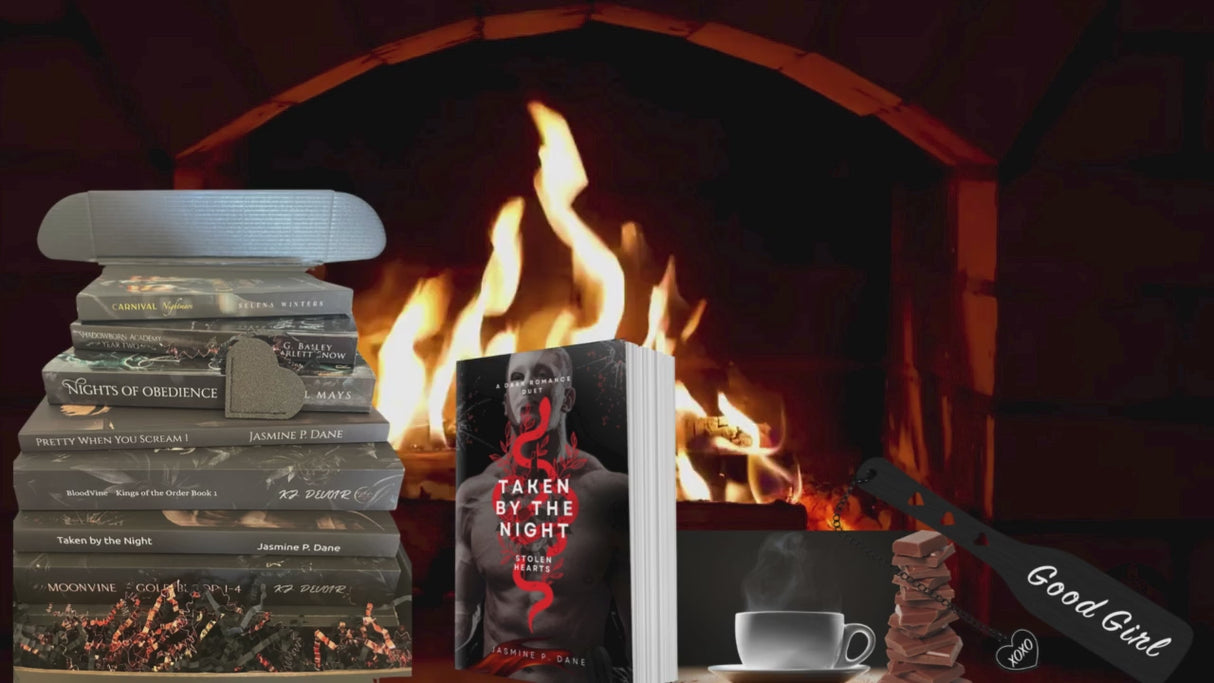 Deluxe Holiday Dark Romance Gift Box w/ signed dark romance holiday book